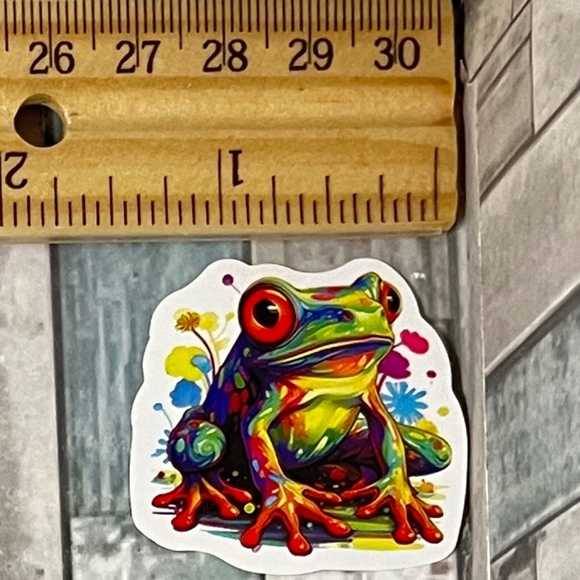 ๐10/$10๐ Psychedelic Frog Waterproof Sticker Decal - Picture 1 of 1